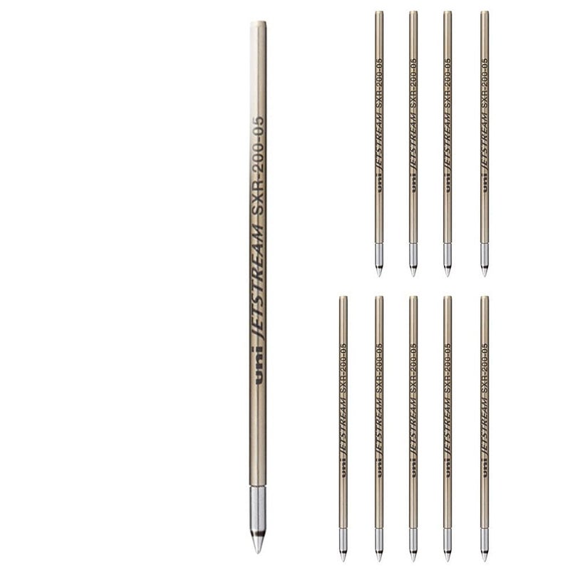 Uni Jet Stream Prime High Grade Multi Ballpoint Pen - Refill - 0.5mm - Black - SXR-200-05 10 Set